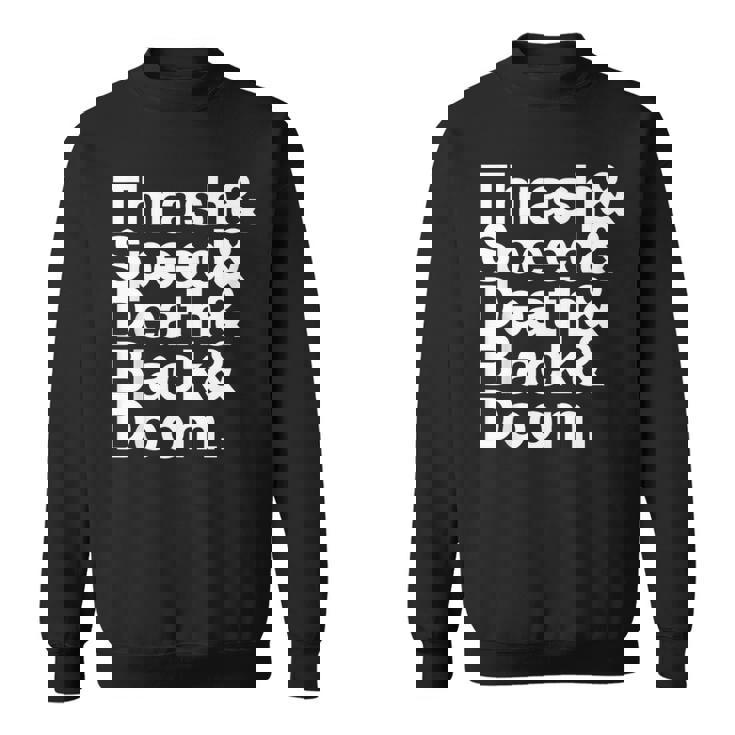 ヘヴィメタル音楽ファンリスト スラッシュスピード ドゥーム デス ブラック スウェットシャツ