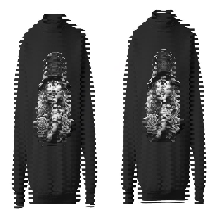 ペイサ・チカーナ アート タトゥー チカーノ チョラ チョロ ピエロ スウェットシャツ