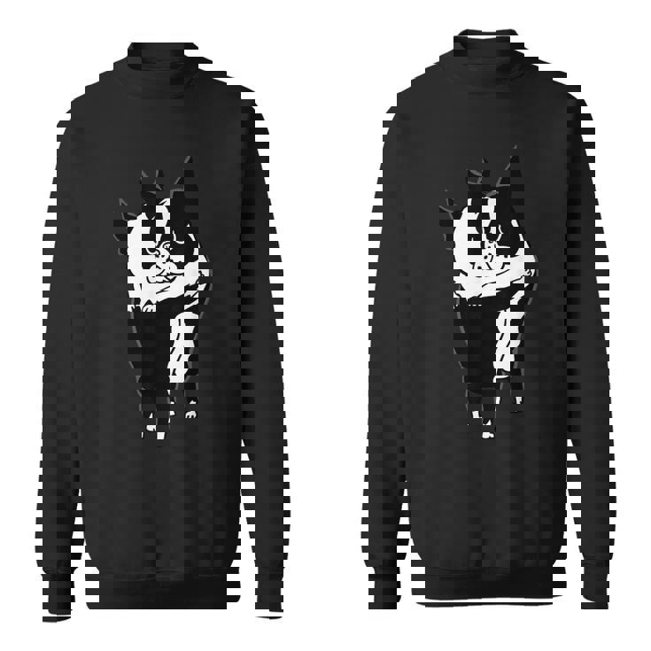 ボストンテリアハグ スウェットシャツ