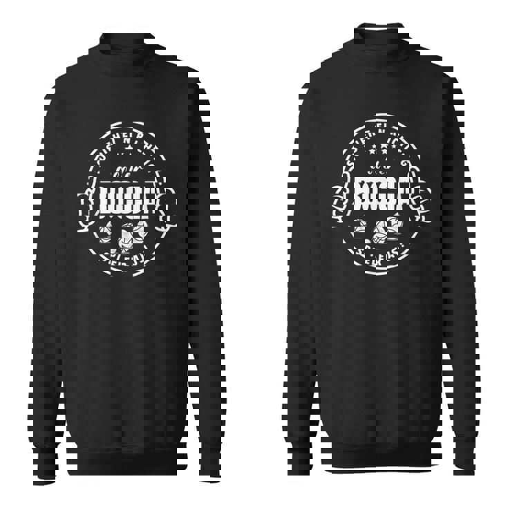 ボッチャゲーム用ボッチャボール発言付きボッチャウェア スウェットシャツ