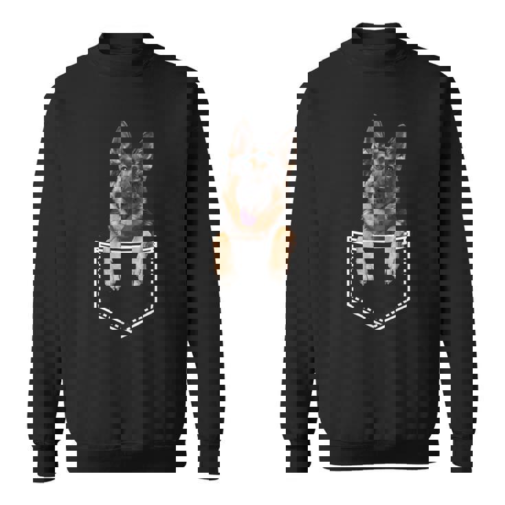 ポケットジャーマンシェパード スウェットシャツ