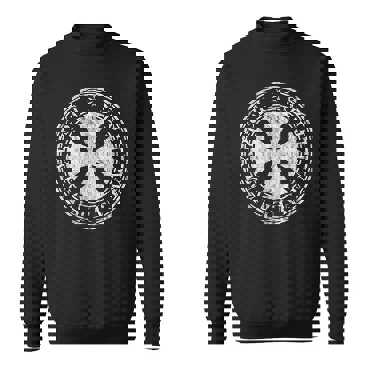 マルタ十字架の紋章 -2Intage スウェットシャツ