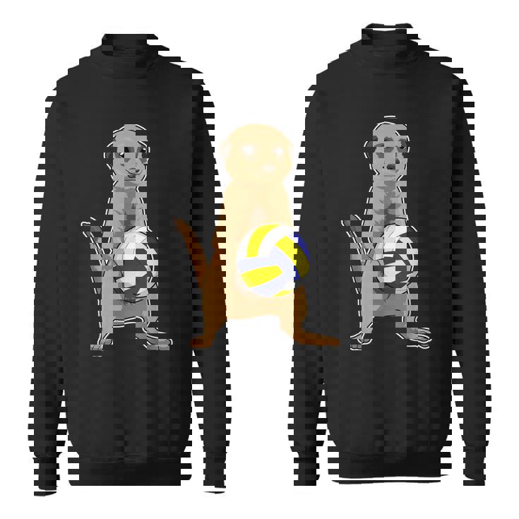 ミーアキャット バレーボール選手 バレーボール スポーツ スウェットシャツ