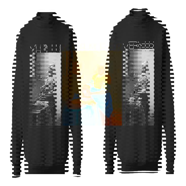 ヨハネス・フェルメール 芸術家のための芸術 ミルクメイド スウェットシャツ