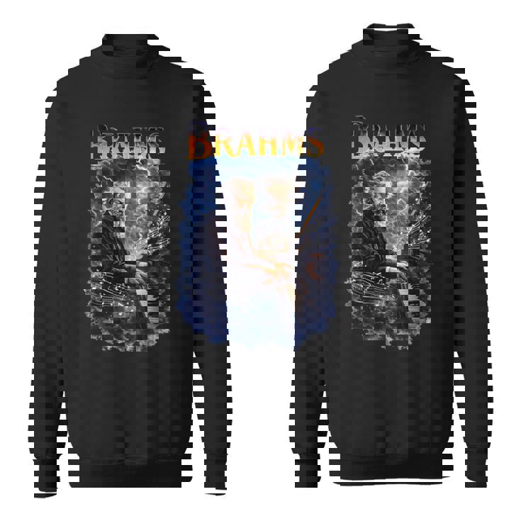 ヨハネス・ブラームス 作曲家 長袖tシャツ スウェットシャツ