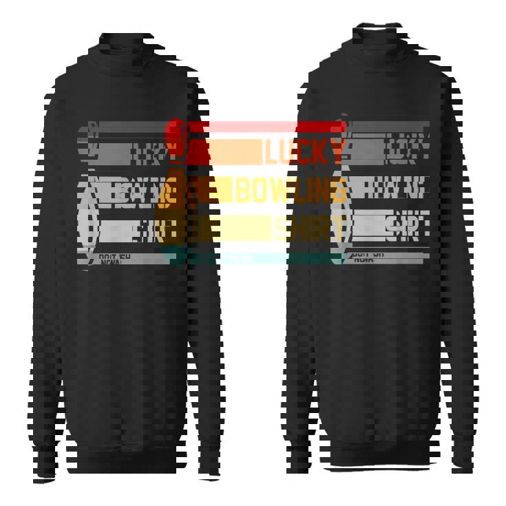 ラッキーボーリングシャツ おもしろボーリングトーナメントボウラーヴィンテージ スウェットシャツ