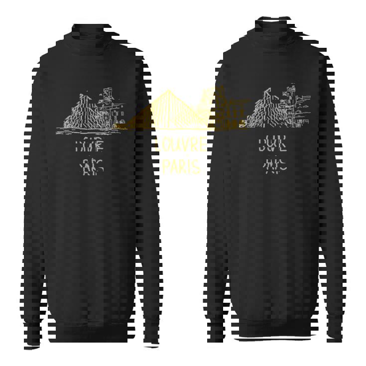 ルーヴル パリ フランス 旅行 お土産 歴史的建造物 ギフト スウェットシャツ