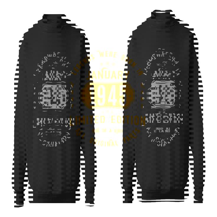 レジェンドは1945年一月生まれ 誕生日 スウェットシャツ