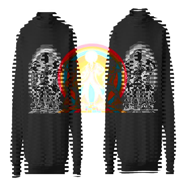 レトロ アフロ ソウル 音楽 グルーヴ ダンス ファンキー ディスコ スウェットシャツ