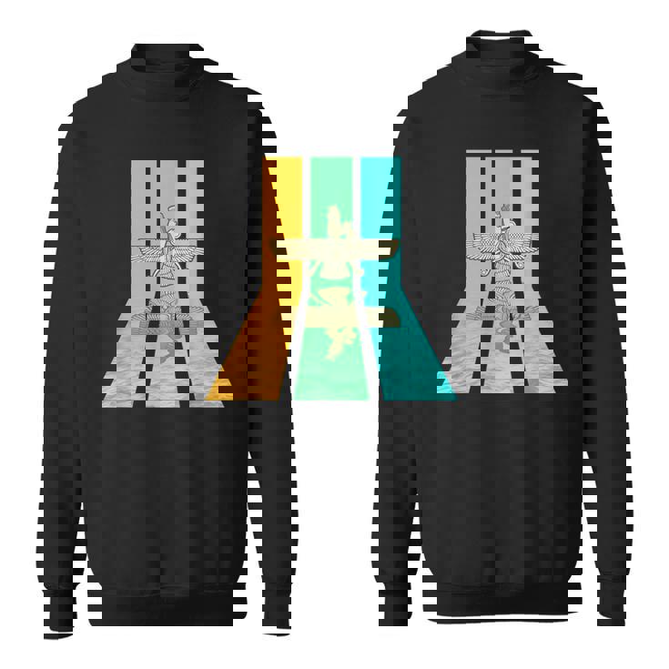 レトロ80年代ヴィンテージ風アヌンナキ スウェットシャツ