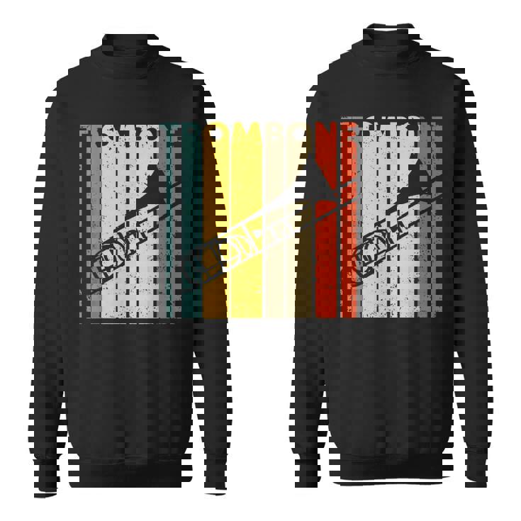 レトロトロンボーン I マーチングバンド I 吹奏楽部 I トロンボーン スウェットシャツ