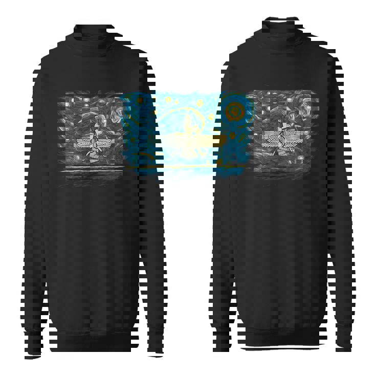 レトロヴィンテージスタイルアヌンナキ スウェットシャツ