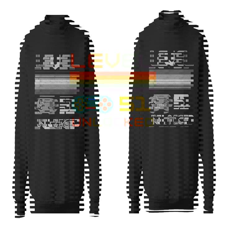 レベル51 アンロック ゲーマー 51歳の誕生日 スウェットシャツ