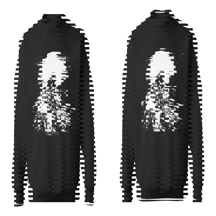 レーシング・サイクリスト、バイカー・サイクリズムを描く 長袖tシャツ スウェットシャツ