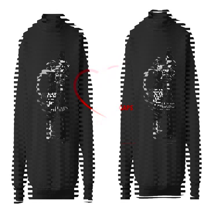 ロッキーみんなでギャップを埋める スウェットシャツ