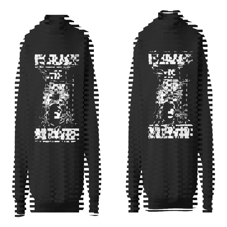 ロックミュージックドラマー スウェットシャツ