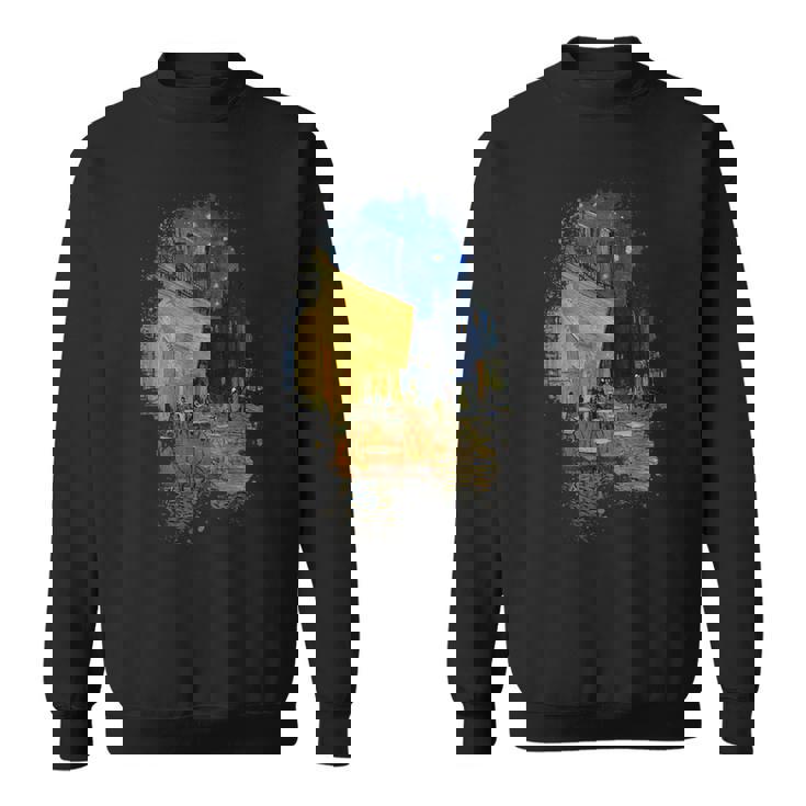 ヴィンセント・ヴァン・ゴッホ作 夜のカフェテラス スウェットシャツ