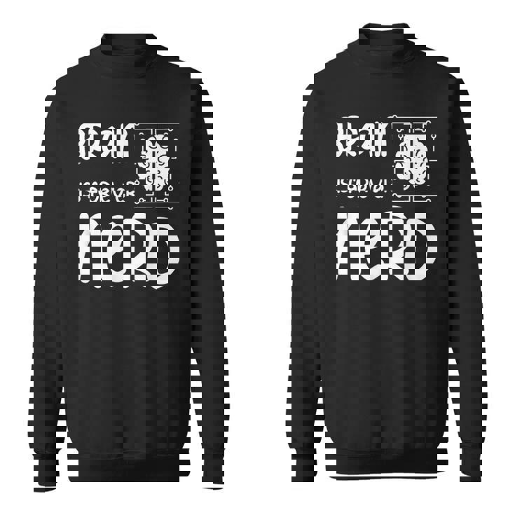 ヴィンテージ NERDファレル Brain Is Forever Nerd ギフトアイデア スウェットシャツ