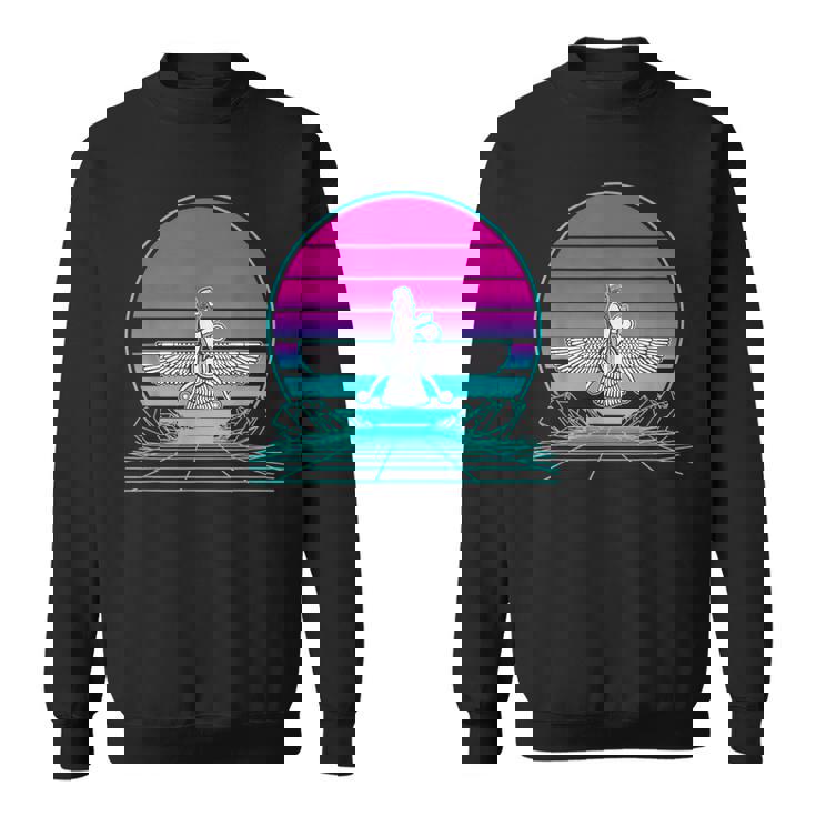 ヴィンテージ レトロ サンセット アヌンナキ スウェットシャツ