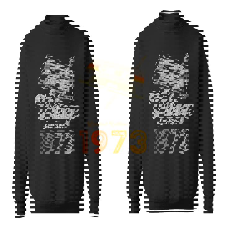 ヴィンテージ1973 カセット・ペンシル 53歳の誕生日 スウェットシャツ
