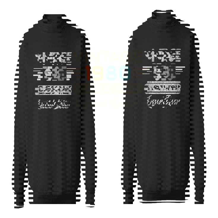 ヴィンテージ1980限定版 46歳の誕生日 スウェットシャツ