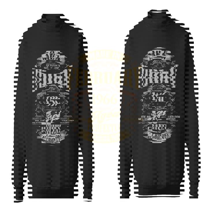 ヴィンテージ還暦伝説 1966年2月 60歳の贈り物 スウェットシャツ