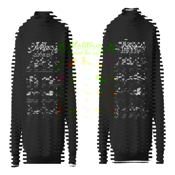 世界のカマキリ カマキリ スウェットシャツ