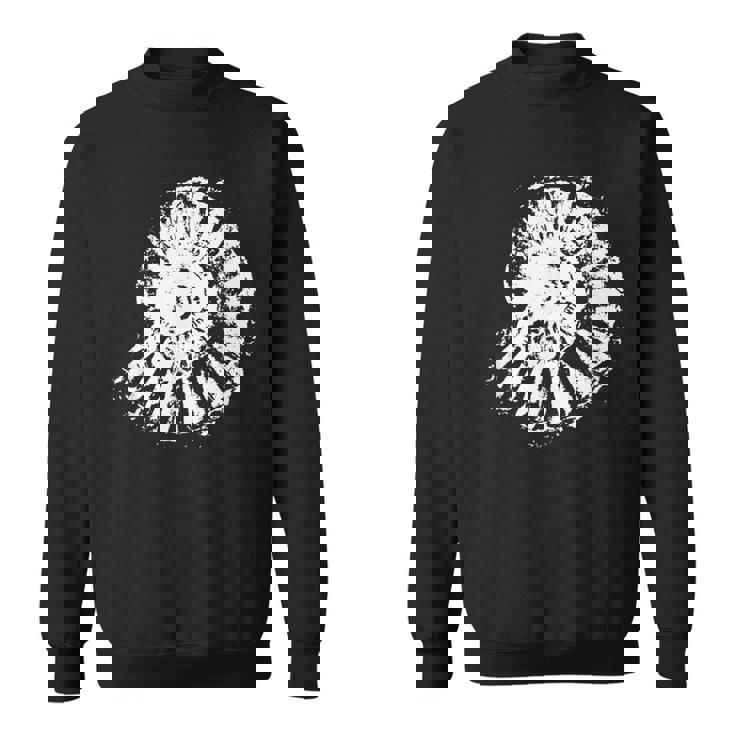 古生物学 アンモナイトプリント、古生物学者 化石アンモナイト スウェットシャツ