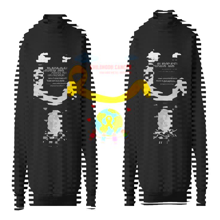 小児がん啓発月間 スウェットシャツ