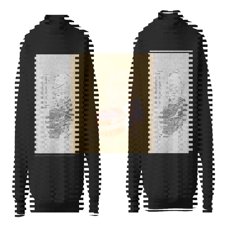 小豆洗い【日本の妖怪シリーズ】 スウェットシャツ