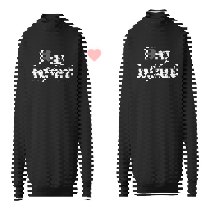 彼氏を愛してる I Love My Boyfriend スウェットシャツ
