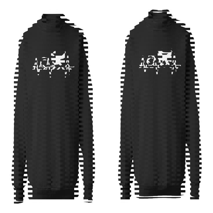 心電図 心拍 ゴールデンレトリバー 脈拍 犬飼い 長袖tシャツ スウェットシャツ