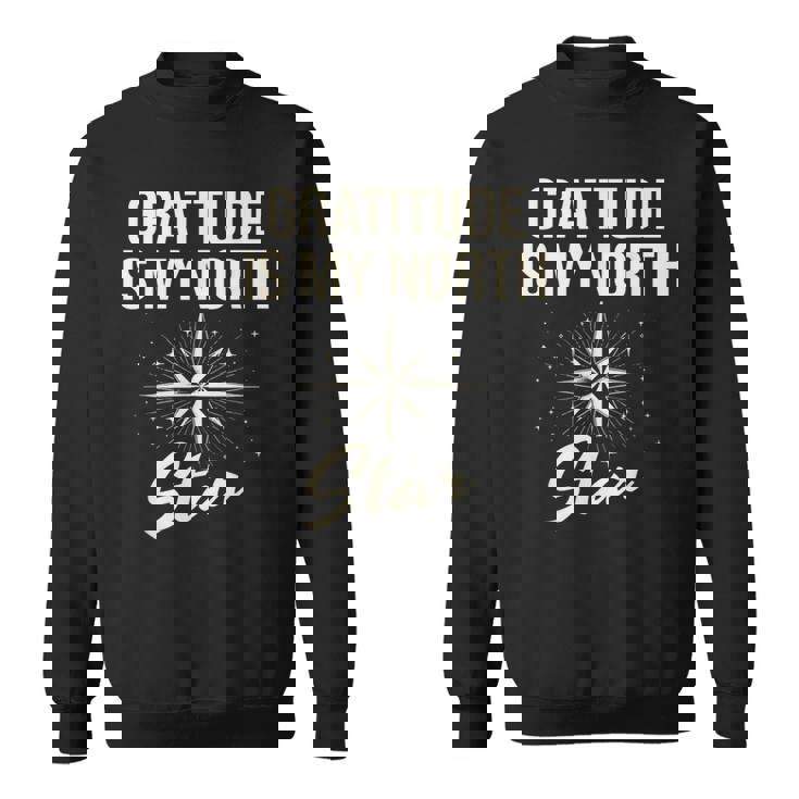 感謝の気持ち 私の北極星 天体観測 宇宙研究 スウェットシャツ