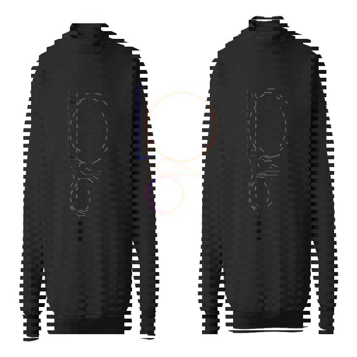 抽象的なヘッドプリントoskarchlemmer スウェットシャツ