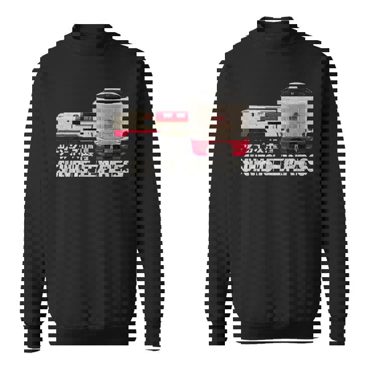 日の出 特急 列車 日本 日の出 出雲 東京出雲 扇子 スウェットシャツ