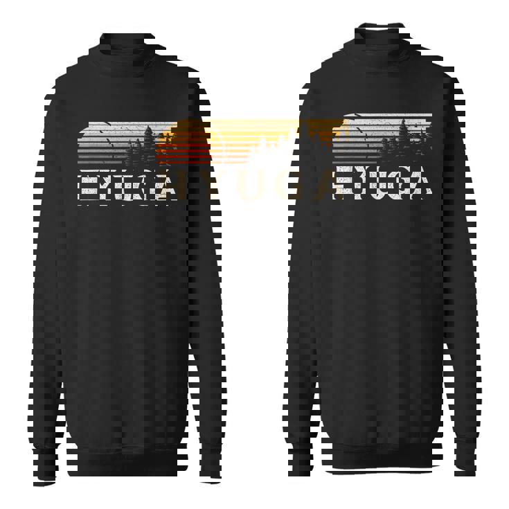 日向 日本 エバーグリーン ヴィンテージ サンセット スウェットシャツ