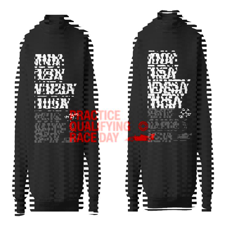 月曜 火曜 水曜 木曜 練習 予選 レース スウェットシャツ