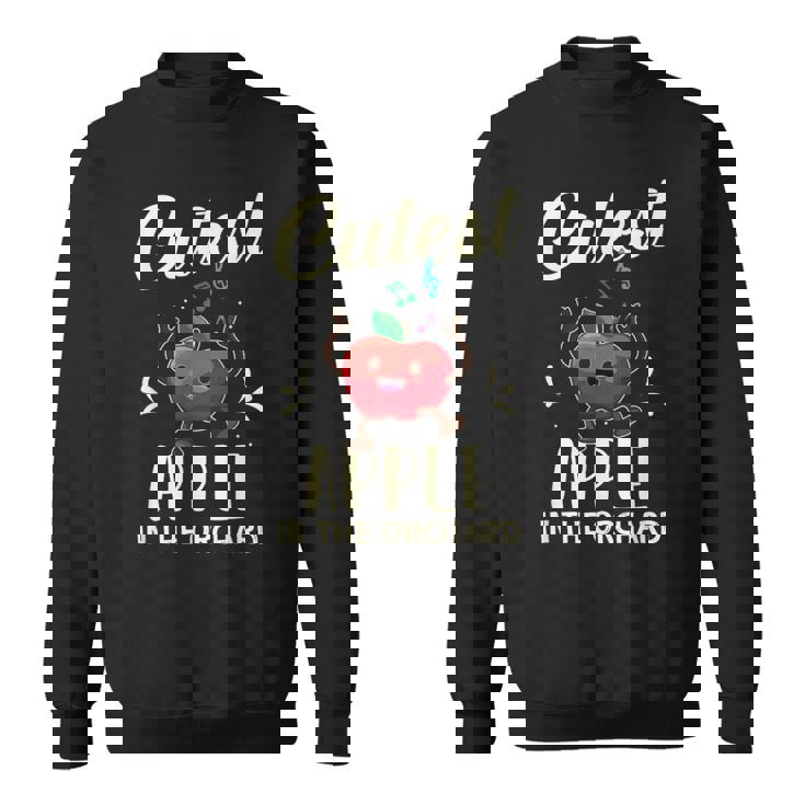 果樹園で一番かわいいリンゴ摘みシーズン。 スウェットシャツ