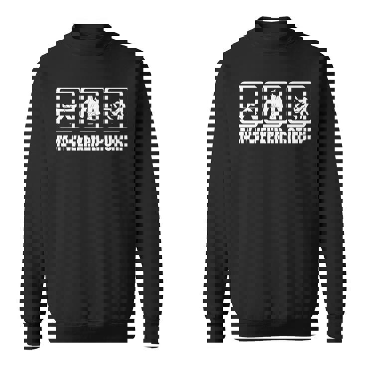 柔道整復師の週末スケジュール 柔道愛好家 長袖tシャツ スウェットシャツ