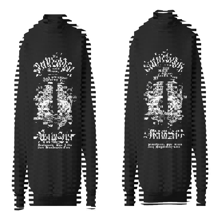 沖縄 日本 お土産 シーサーライオンズ 琉球諸島 和 長袖tシャツ スウェットシャツ