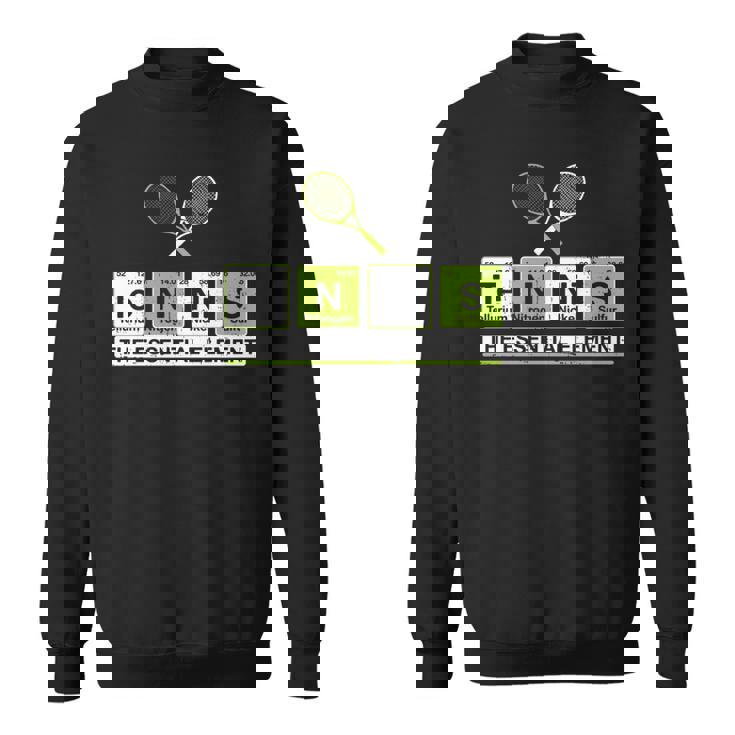 理科 先生 化学 教授 テニス 選手 スポーツ 長袖tシャツ スウェットシャツ