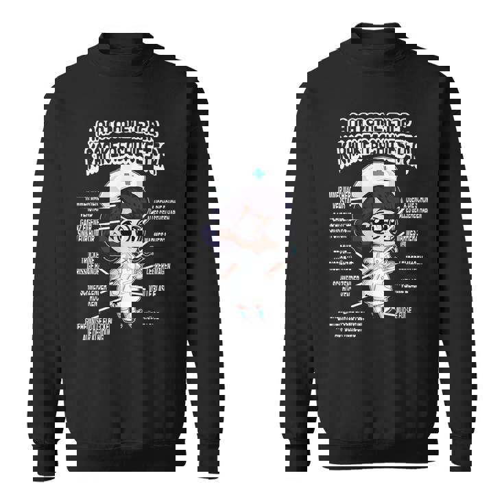 看護師病院のデザイン スウェットシャツ