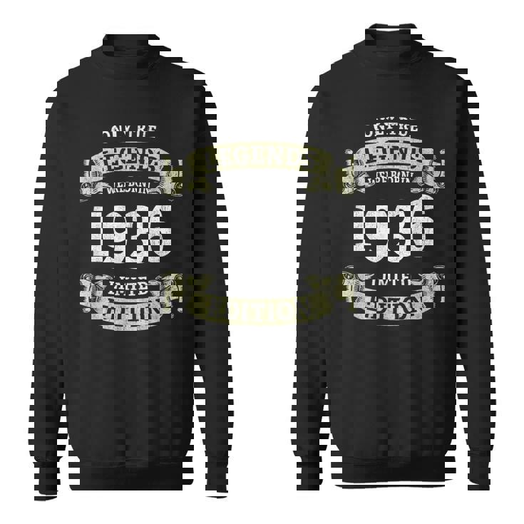 真の伝説は 1936 年に誕生しました ビンテージ 90 周年記念デザイン スウェットシャツ