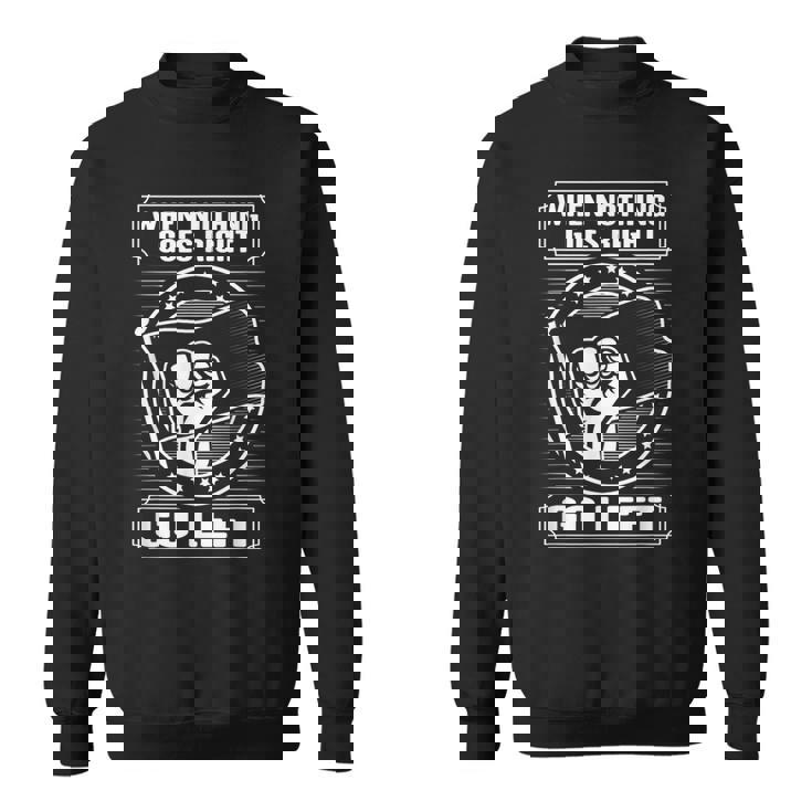 社会主義者のための左翼デザイン。 スウェットシャツ