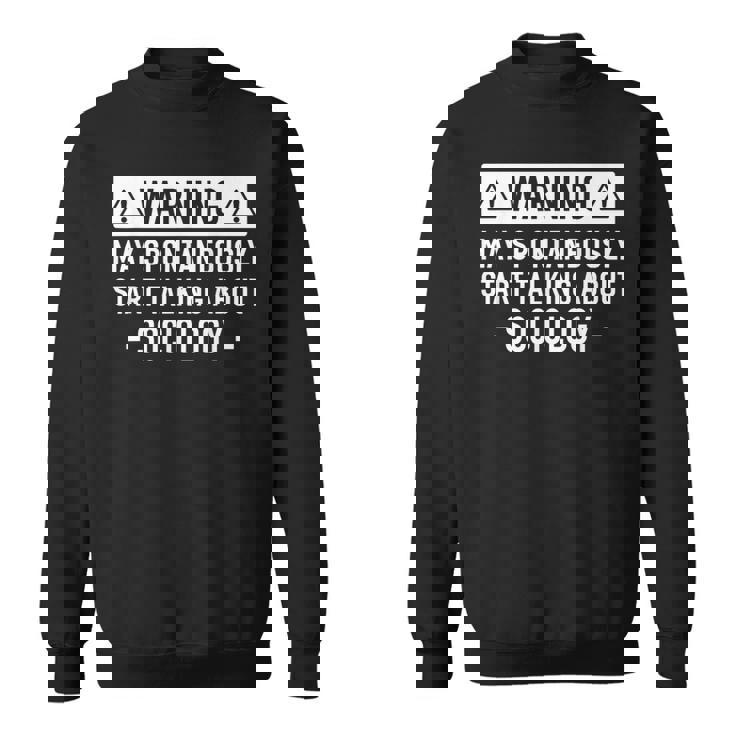 社会学を愛する人への面白いギフト。 スウェットシャツ