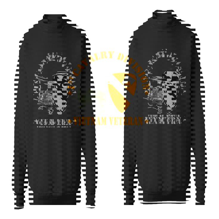 第1空騎兵師団 ベトナム 退役軍人 Uh1 ガンシップパパ 長袖tシャツ スウェットシャツ