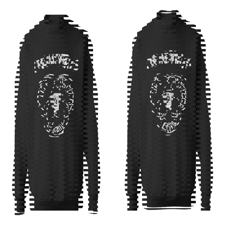 答えは42 ダグラス・アダムスのベン図 スウェットシャツ