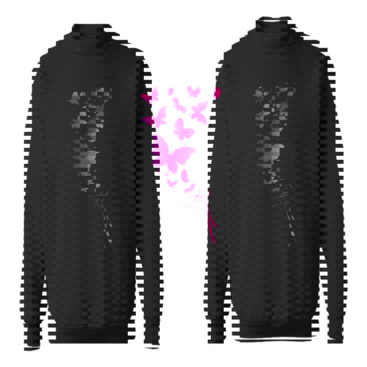 蝶の美しさをお楽しみください。グラフィッククールなデザイン。 スウェットシャツ