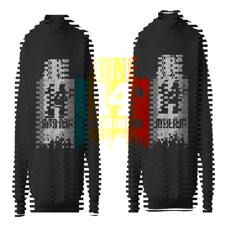 誕生日 6 月 14 日 レトロ ヴィンテージ スウェットシャツ