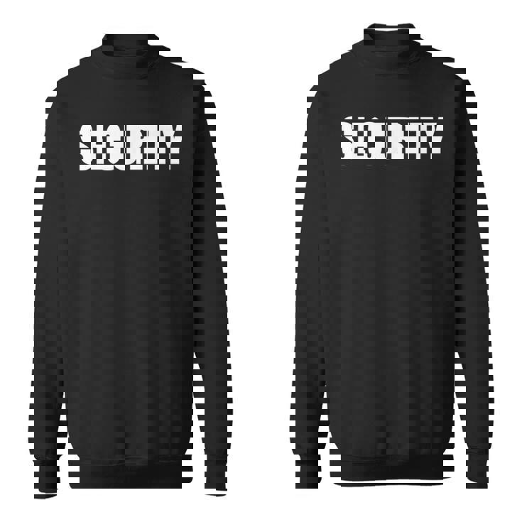 警察 特別行事 保護 警備員 スウェットシャツ